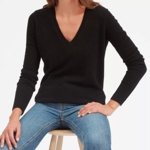 Everlane The Cashmere V-Neck Sweater